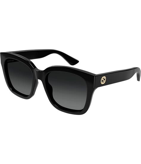 gucci sunglasses rectangle frame|gucci minimal 54mm square sunglasses.